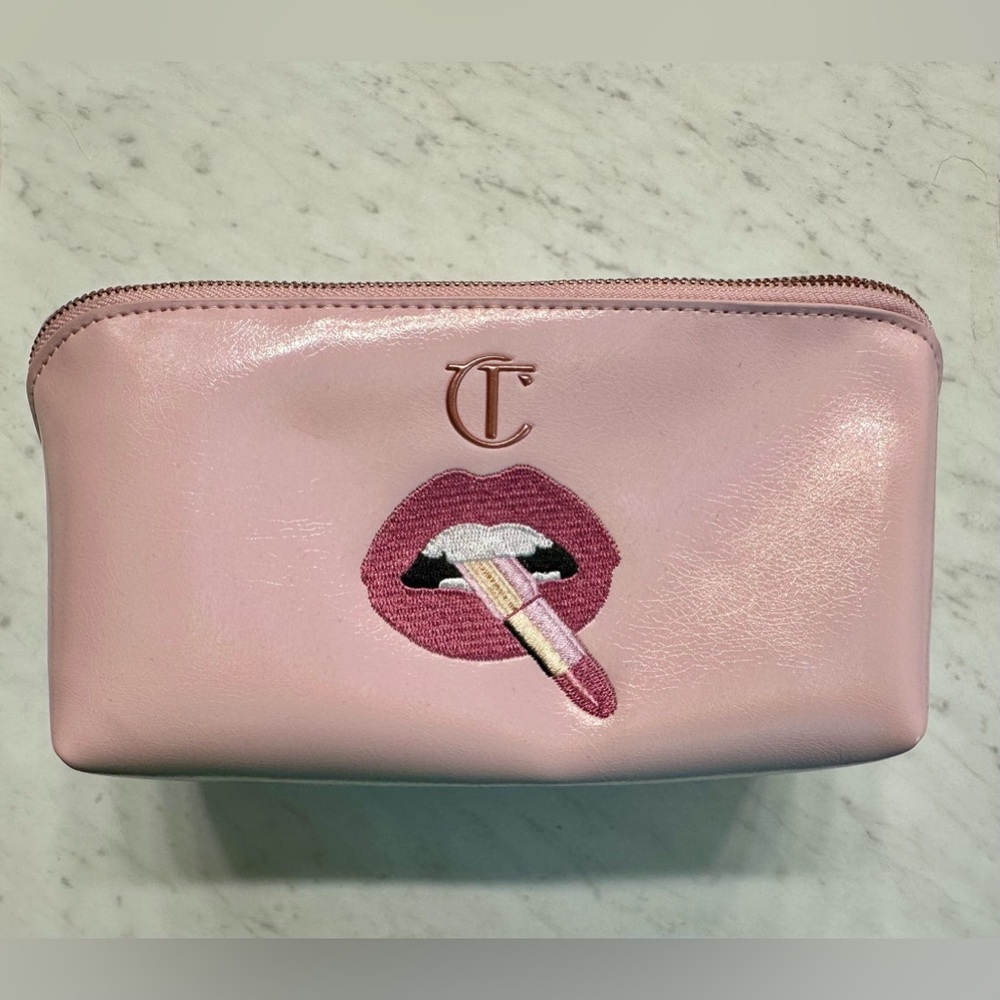 Charlotte Tilbury limited edition Pillow Talk makeup bag
